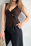 Double-Breasted Cami Top