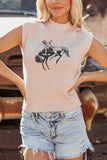 Western Graphic Sweater Vest