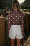 Polka Dot Long Sleeve Bodysuit