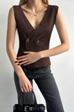 Double-Breasted Cami Top
