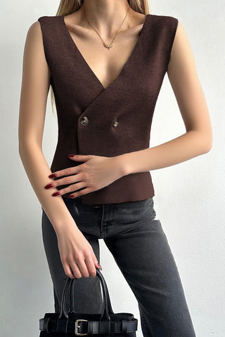 Double-Breasted Cami Top