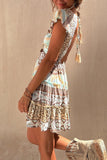 Bohemian Short Sleeve Casual Dress