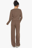 Tie-Front Two-Piece Pants Set
