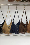 Fringe Buckle Shoulder Bag
