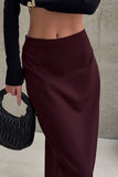 Elegant High-Waist Maxi Skirt