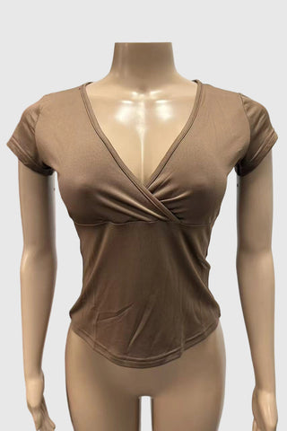 V-Neck Wrap T-Shirt