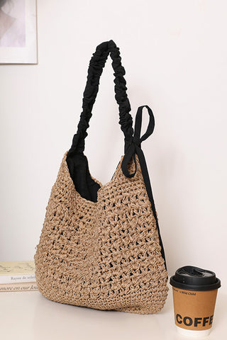 Stylish Straw Shoulder Bag