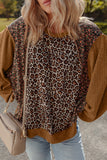 Mixed Print Long-Sleeve Pullover