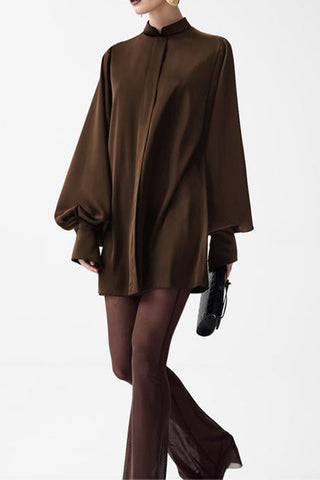 Long Sleeve Belted Mini Dress
