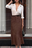Elegant High-Waisted Maxi Skirt