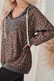 Stylish Zip-Up Leopard Hoodie