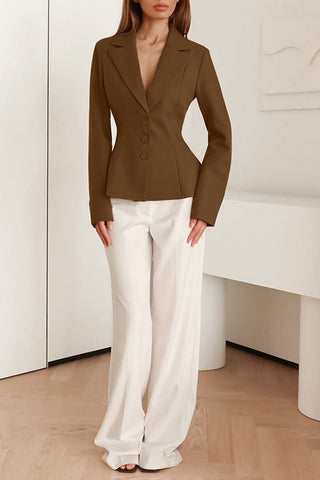 Tailored Single-Breasted Blazer