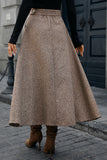 Elegant High-Waist Midi Skirt
