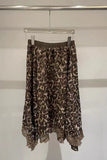 Lace Hem Midi Skirt