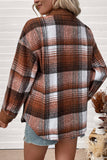 Button-Up Plaid Overshirt