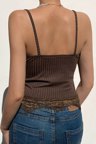 Lace Trim V-Neck Camisole