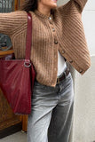 Cozy Button-Up Knitted Cardigan