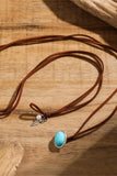 Chic Beaded Wrap Necklace