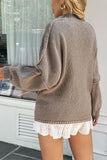 Casual Knit Sweater with Relaxed Fit