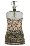 Boho Chic Halter Neck Tank Top