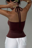 Elegant Halter-Neck Camisole