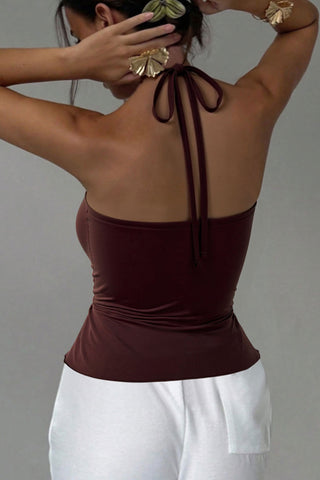 Elegant Halter-Neck Camisole