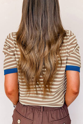 Striped Short Sleeve T-Shirt