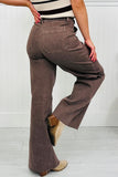 Retro Patch Pocket Loose Jeans