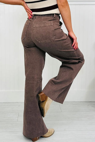 Retro Patch Pocket Loose Jeans