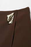 Stylish Skort with Metallic Accent