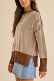 Stylish Striped Knit Sweater