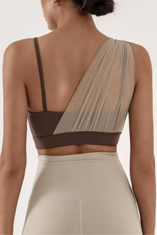 Asymmetrical Layered Cropped Tank Top