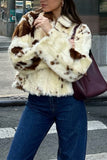 Faux Fur Patterned Jacket