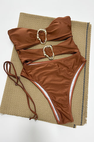 Cut-Out Detail One-Piece Swimsuit