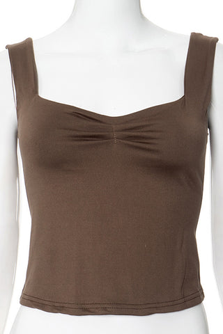 Ruched Detail Tank Top