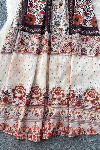 Boho Inspired Tie Strap Sundress
