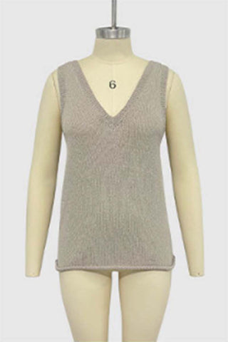 V-Neck Sleeveless Tank Top