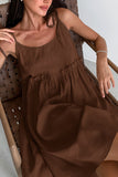 Tie-Strap Casual Dress