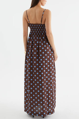 Polka Dot Maxi Dress