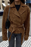 Tie-Waist Blazer Jacket