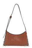 Sleek Eyelet Shoulder Bag