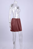 Chic Mini Skirt with Lace Trim