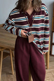 Classic Striped Polo Tee