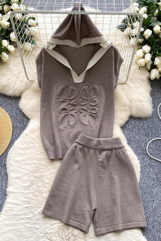 Hoodie-Top Short Set