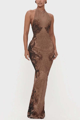 Elegant Sleeveless Evening Dress