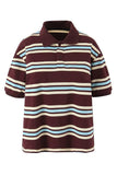 Classic Striped Polo Shirt
