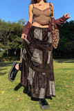Patchwork Maxi Skirt