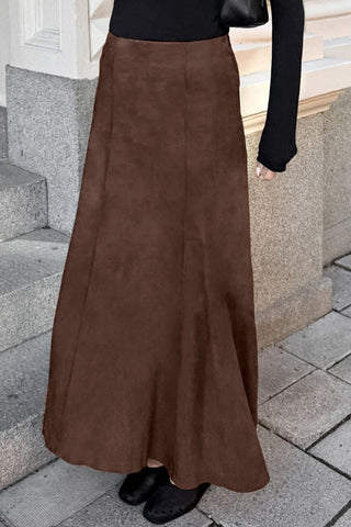 Elegant High-Waisted Maxi Skirt