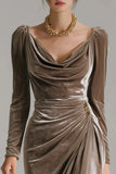 Elegant Draped Casual Dress