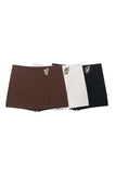 Stylish Skort with Metallic Accent